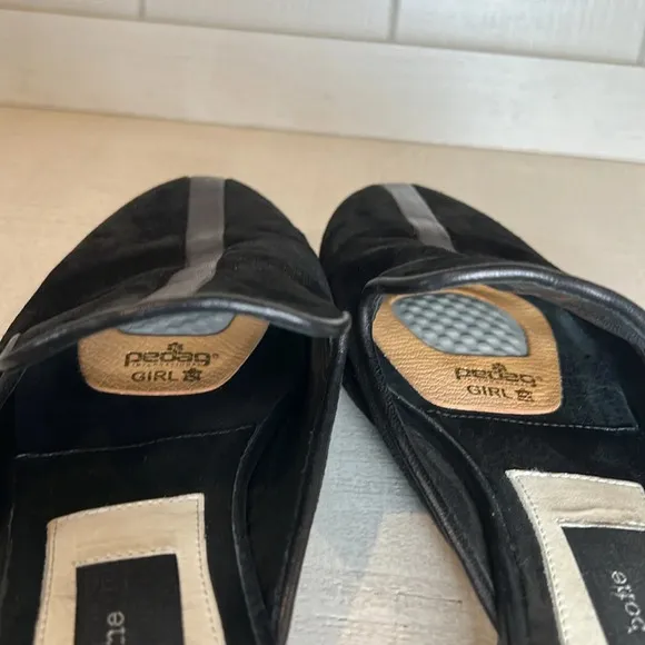 Rag and Bone Leather Loafer Mule Slides Size 40 or US Size 10 Slip On Flat Mules