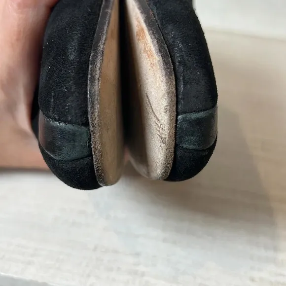 Rag and Bone Leather Loafer Mule Slides Size 40 or US Size 10 Slip On Flat Mules
