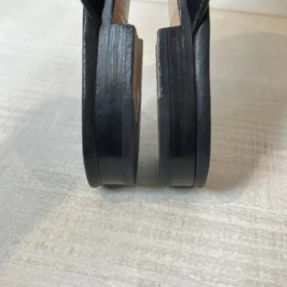 Rag and Bone Leather Loafer Mule Slides Size 40 or US Size 10 Slip On Flat Mules