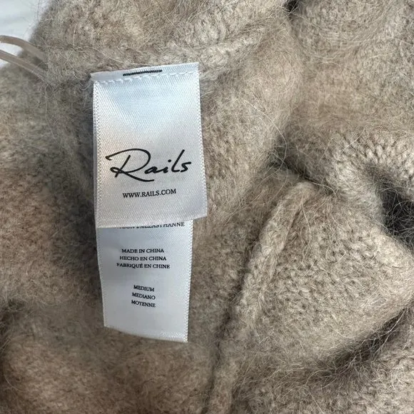 Rails Diana Alpaca Blend Sweater Skirt in Oatmeal - Medium