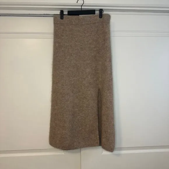 Rails Diana Alpaca Blend Sweater Skirt in Oatmeal - Medium