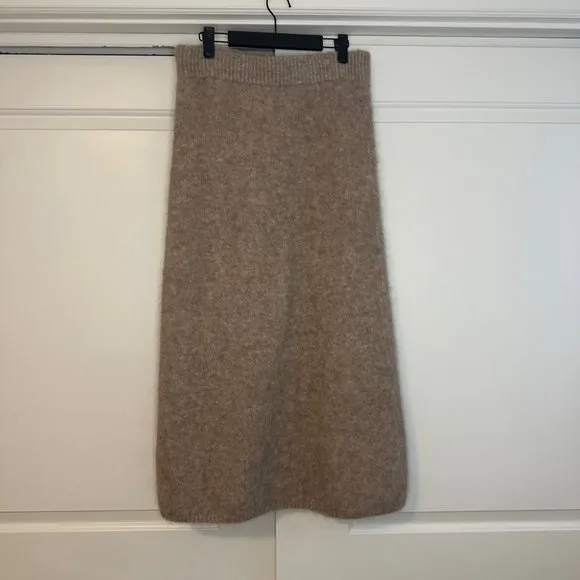 Rails Diana Alpaca Blend Sweater Skirt in Oatmeal - Medium