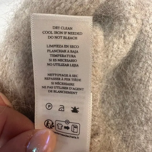 Rails Diana Alpaca Blend Sweater Skirt in Oatmeal - Medium