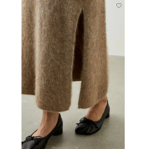 Rails Diana Alpaca Blend Sweater Skirt in Oatmeal - Medium