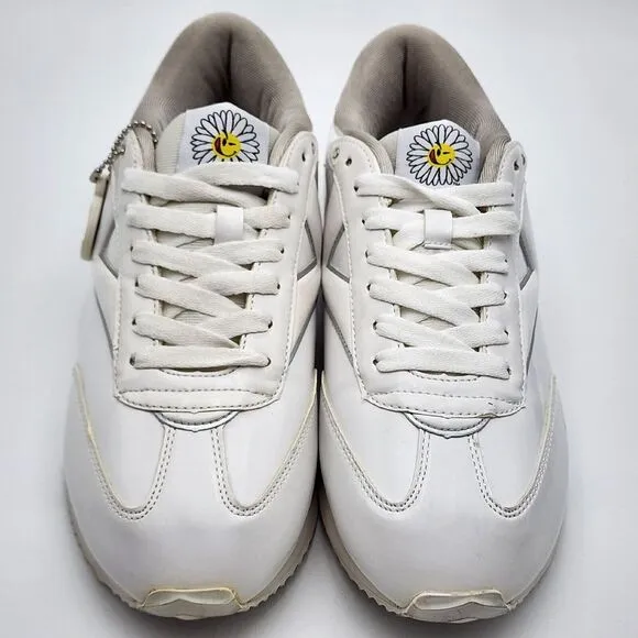 RARE 2008 YUMS &quot;Jellybean&quot; Women's SIZE 10 PATTENT LEATHER SHOES White SEE PHOTO