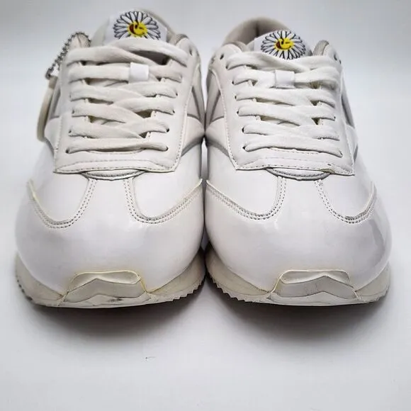 RARE 2008 YUMS &quot;Jellybean&quot; Women's SIZE 10 PATTENT LEATHER SHOES White SEE PHOTO