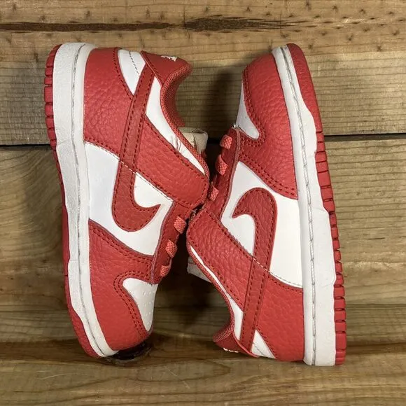 RARE Toddler Size 7C - Nike Dunk Low Retro “White Gypsy Rose” Shoes DC9562-111