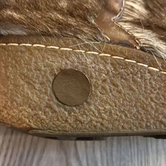 *RARE* VINTAGE 1960/70’S REAL FUR SNOW BOOTS FROM GERMAN CMPNY SCHAPURO SIZE 6.5