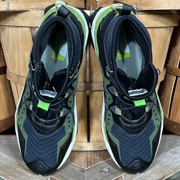 RAX Jungle Wolf Black Green Mesh Ventilated Waterproof Hiking Boots Mens Size 11