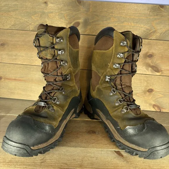 red wing irish setter snow tracker men size 11 shoes brown inslulated snow boot