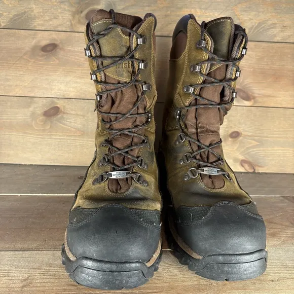 red wing irish setter snow tracker men size 11 shoes brown inslulated snow boot
