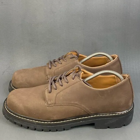 RedHead mens leather Oxford brown shoes mens size 11