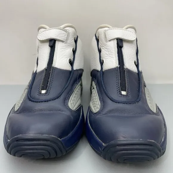Reebok Answer 4 Georgetown Sneakers Shoes Allen Iverson Basketball Blue Mens 9