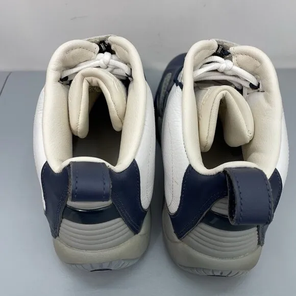 Reebok Answer 4 Georgetown Sneakers Shoes Allen Iverson Basketball Blue Mens 9