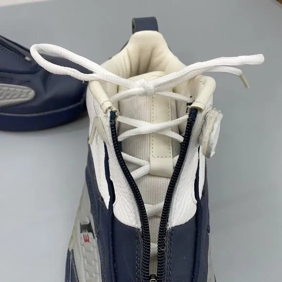 Reebok Answer 4 Georgetown Sneakers Shoes Allen Iverson Basketball Blue Mens 9