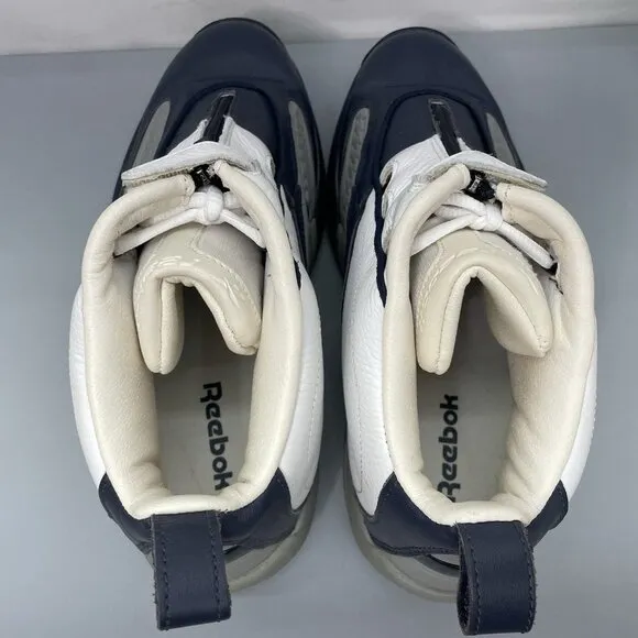 Reebok Answer 4 Georgetown Sneakers Shoes Allen Iverson Basketball Blue Mens 9