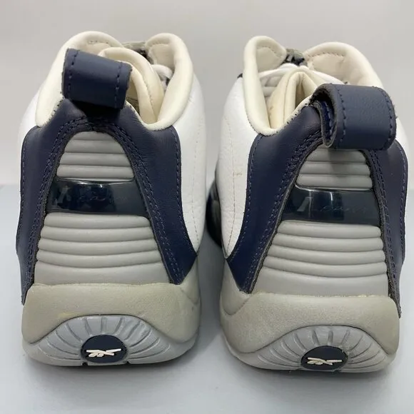 Reebok Answer 4 Georgetown Sneakers Shoes Allen Iverson Basketball Blue Mens 9