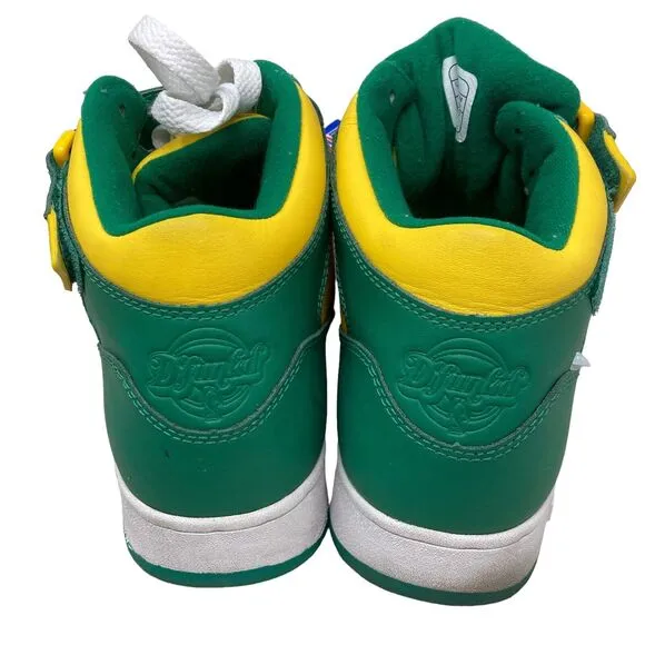 Reebok Boston Celtics NBA Sneakers Mens 11 Yellow Green Dfunkd basketball shoes
