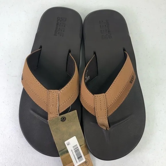 Reef Leather Strap Thong Sandal Shoes