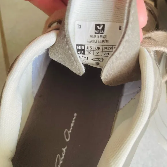 Rick Owens X Veja Hiking Shoes