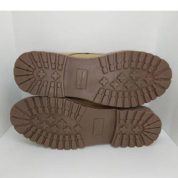 Rocawear NEW Men's Wheat Brown Faux Leather Hiking Boots - sz. 12