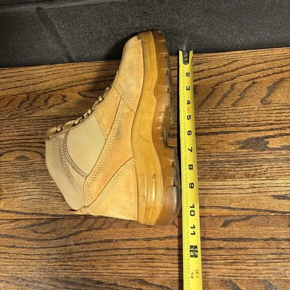 Rock Rooster AK050 Tan Leather Hiking Boots Women’s 7 Men’s 6 EEE