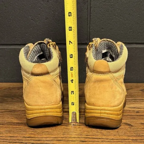 Rock Rooster AK050 Tan Leather Hiking Boots Women’s 7 Men’s 6 EEE