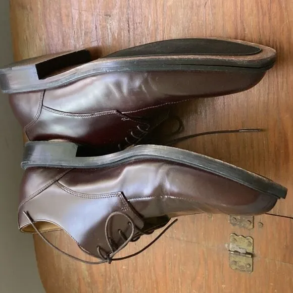 Rockport Leather Shoes Kinetic Air Circulator Oxfords Luxe Brown Excellent Sz 10