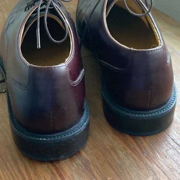 Rockport Leather Shoes Kinetic Air Circulator Oxfords Luxe Brown Excellent Sz 10