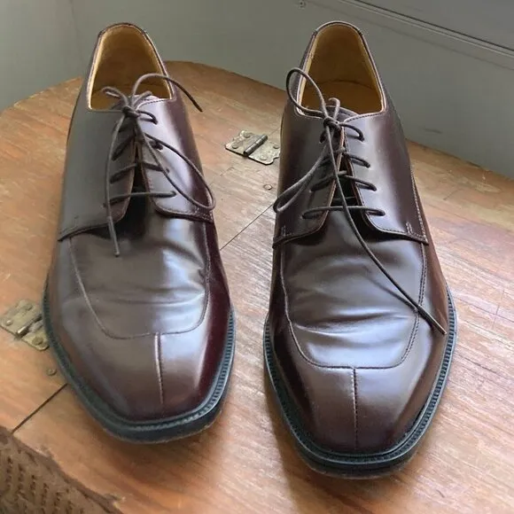 Rockport Leather Shoes Kinetic Air Circulator Oxfords Luxe Brown Excellent Sz 10