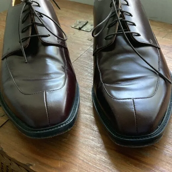 Rockport Leather Shoes Kinetic Air Circulator Oxfords Luxe Brown Excellent Sz 10