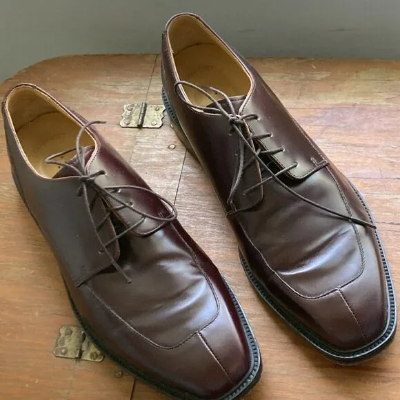 Rockport Leather Shoes Kinetic Air Circulator Oxfords Luxe Brown Excellent Sz 10