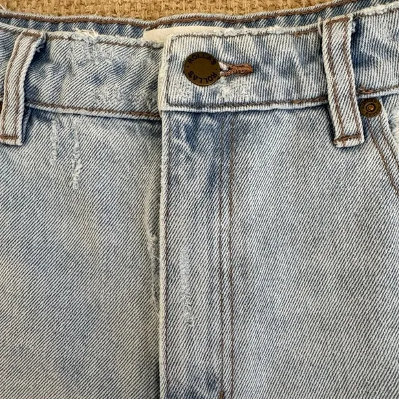 ROLLA'S‎ Dusters High Rise Slim Denim Short, Size 27&quot;