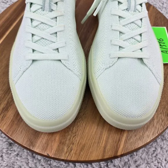 Rothy's The RS02 Sneaker Mint Green Knit Casual Lifestyle Lace Up Shoes Womens 9