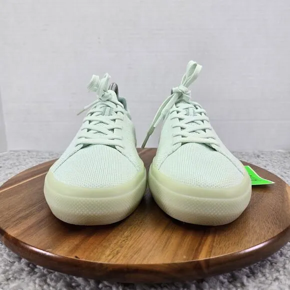 Rothy's The RS02 Sneaker Mint Green Knit Casual Lifestyle Lace Up Shoes Womens 9