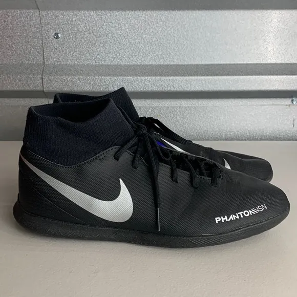 S5 Nike Mens Phantom VSN AO3271-004 Black Soccer Cleats Shoes Size‎ 10.5