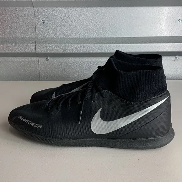 S5 Nike Mens Phantom VSN AO3271-004 Black Soccer Cleats Shoes Size‎ 10.5