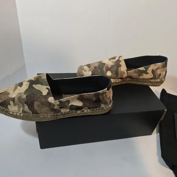 Saint Laurent Camouflage Espadrilles