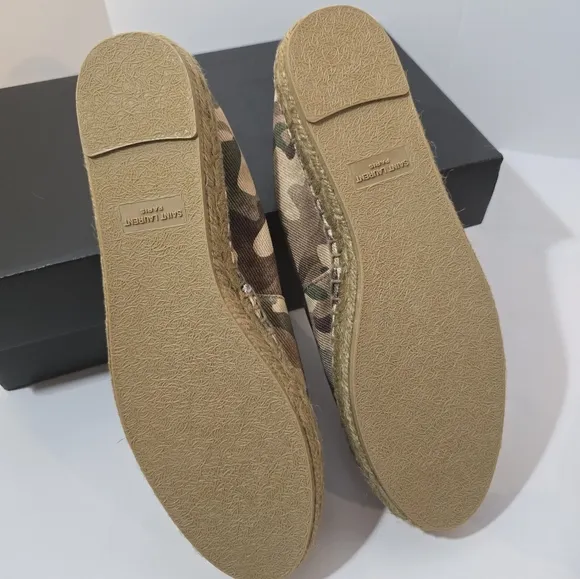 Saint Laurent Camouflage Espadrilles