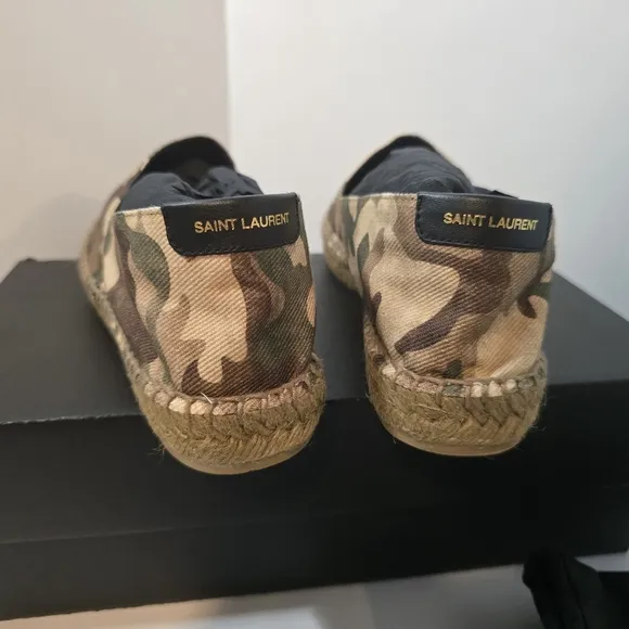 Saint Laurent Camouflage Espadrilles