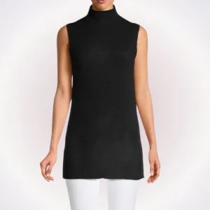 Saks Fifth Avenue Cashmere Black Turtleneck | Sz XS
