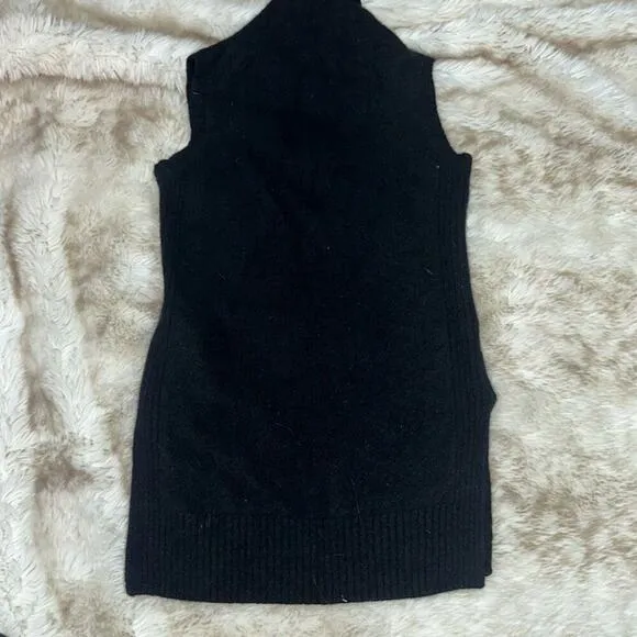 Saks Fifth Avenue Cashmere Black Turtleneck | Sz XS