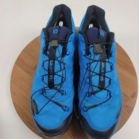 Salomon Outpath GTX Men Size 11.5 Hiking Shoes Trekking Gore-Tex Blue Sneakers