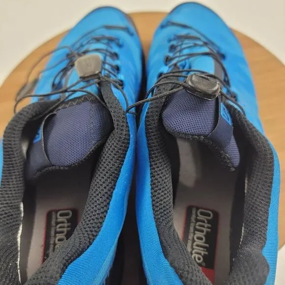 Salomon Outpath GTX Men Size 11.5 Hiking Shoes Trekking Gore-Tex Blue Sneakers
