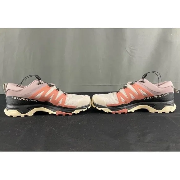 Salomon X Ultra 4 GTX Women's Hiking Shoes, Rose/Almond, W11 11