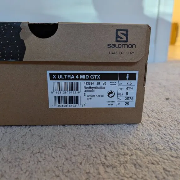Salomon X Ultra 4 Mid GTX Wide Hiking Boots