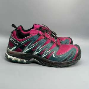 Salomon XA Pro 3D Classic Womens 9.5 Pink Athletic Hiking Sneakers Code-Lock