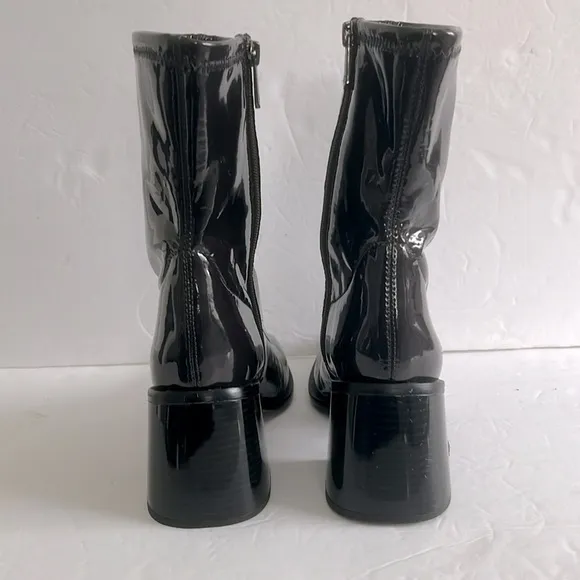Sam Edelman Shoes Wells Stacked Block Heel Squared Toe Ankle Boot Size 7.5M New