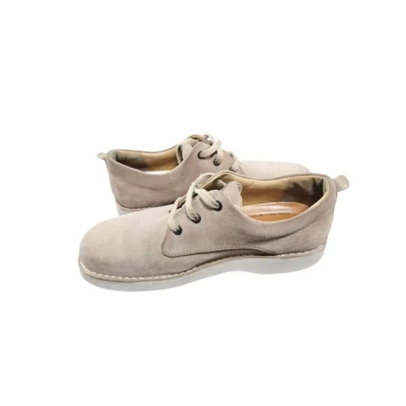 Samuel Hubbard Mens 9 Shoes Beige Nubuck/Suede Leather Casual M1100-012