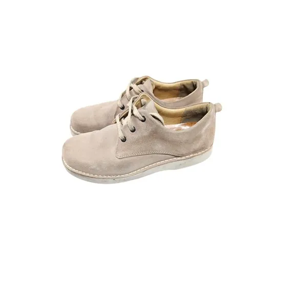 Samuel Hubbard Mens 9 Shoes Beige Nubuck/Suede Leather Casual M1100-012
